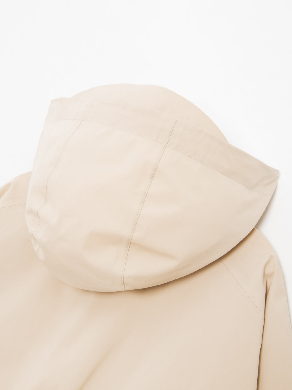 UTAA ボールドロゴHoodiePonchoRaincoat ベージュ : Women's