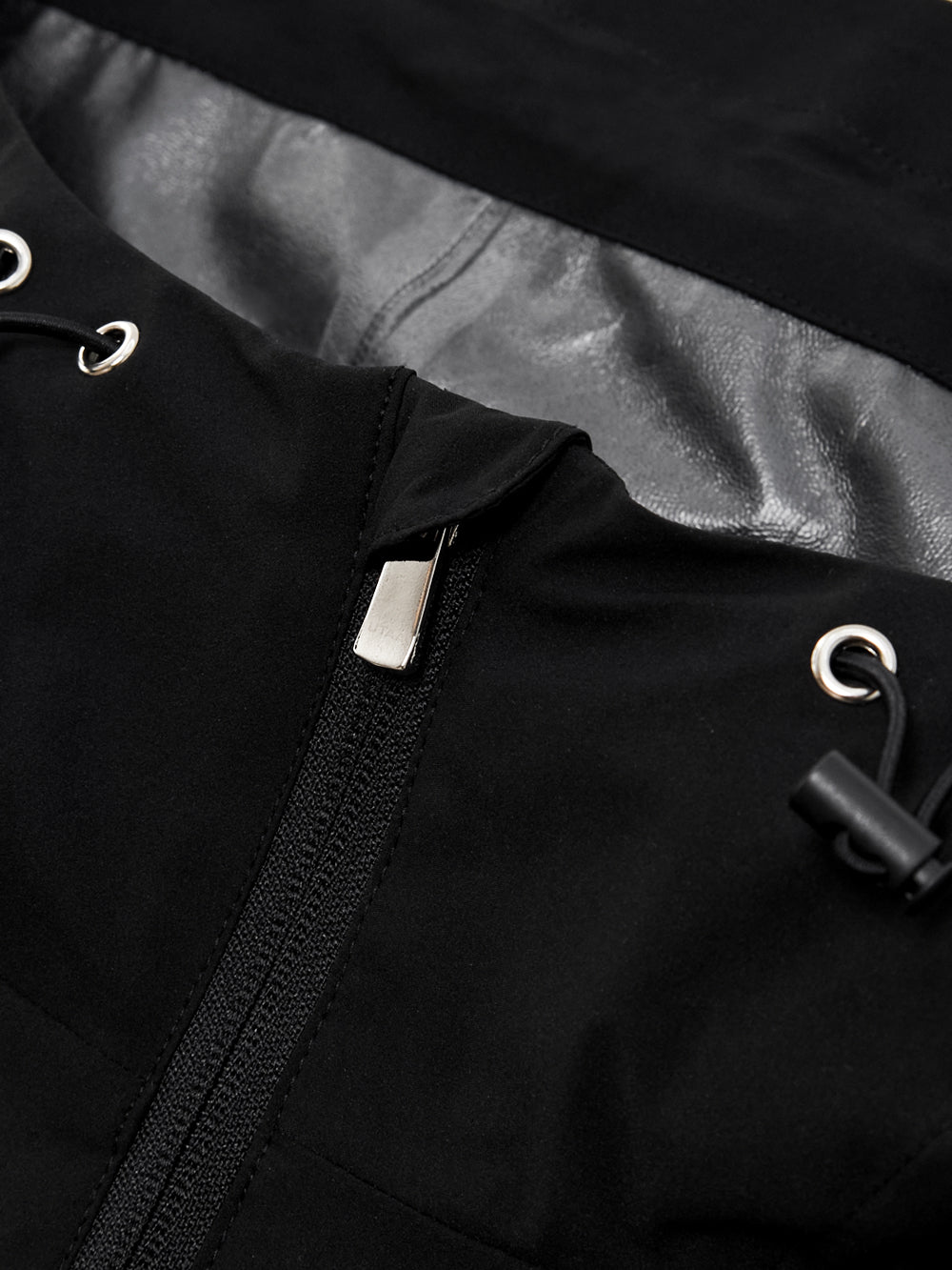 UTAA ボールドロゴHoodiePonchoRaincoat ブラック : Women's