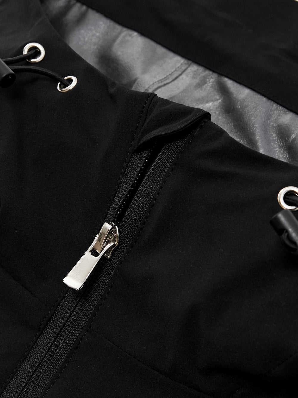 UTAA ボールドロゴHoodiePonchoRaincoat ブラック : Women's