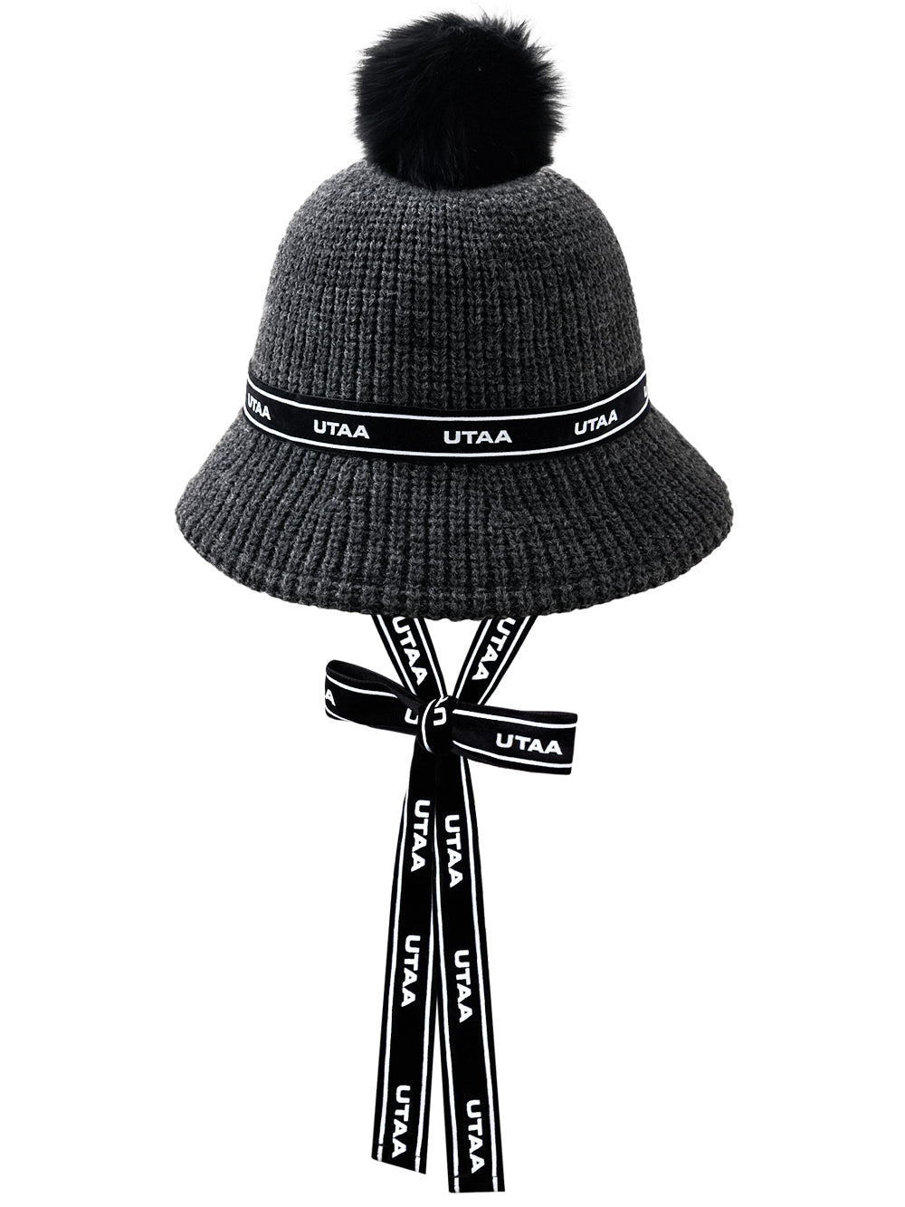 UTAA TypoストラップSnowballニットバケットハット : Women's