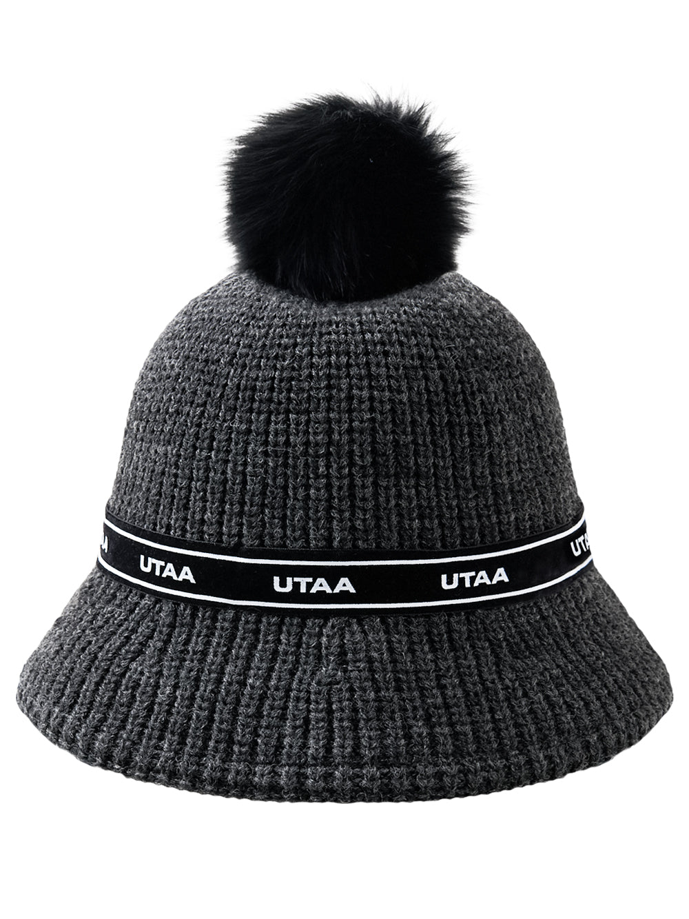 UTAA TypoストラップSnowballニットバケットハット CG : Women's