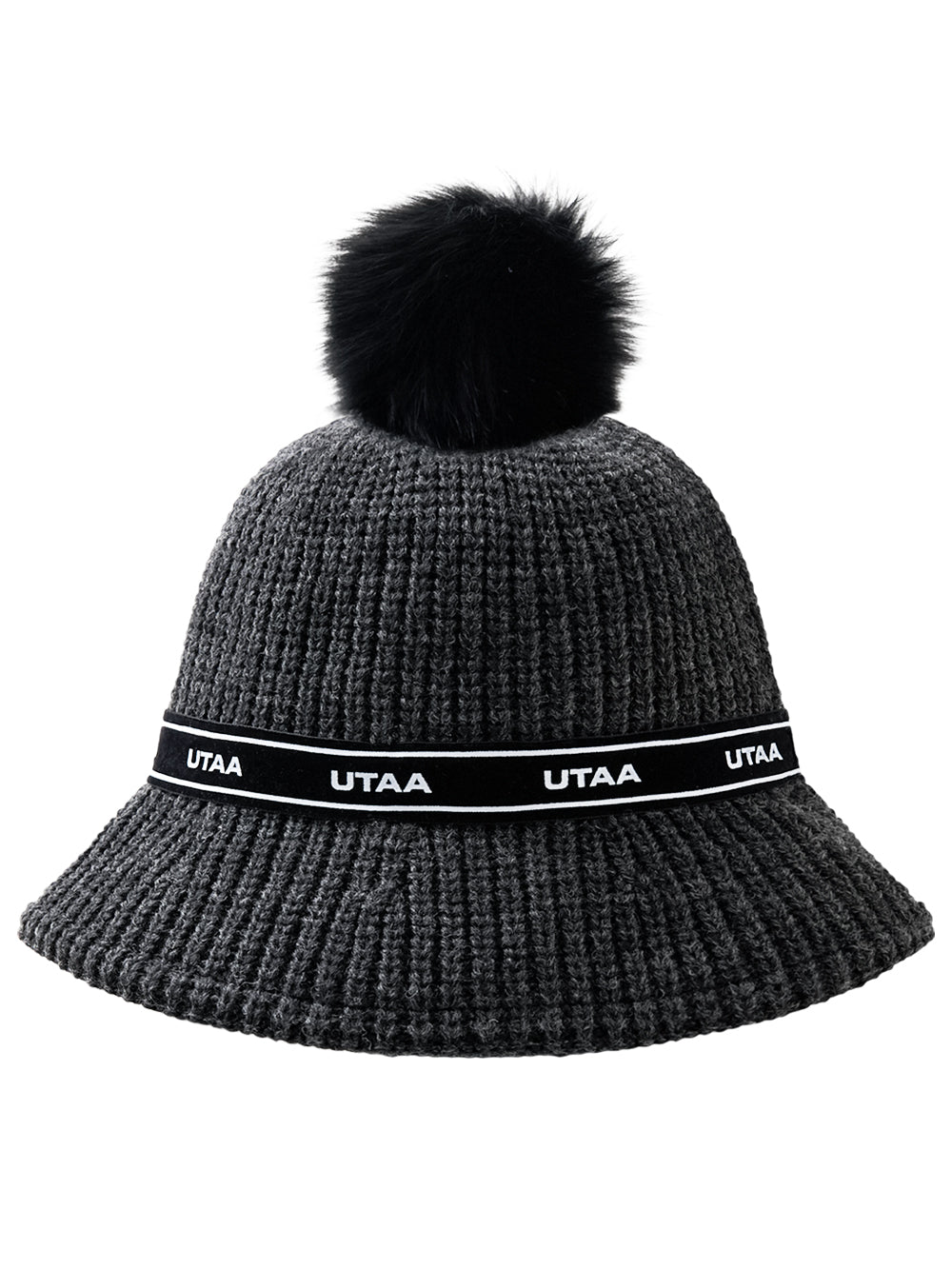 UTAA TypoストラップSnowballニットバケットハット CG : Women's