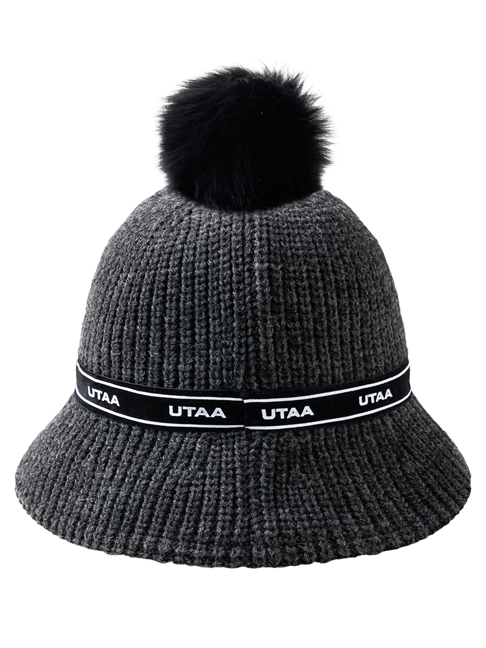 UTAA TypoストラップSnowballニットバケットハット CG : Women's
