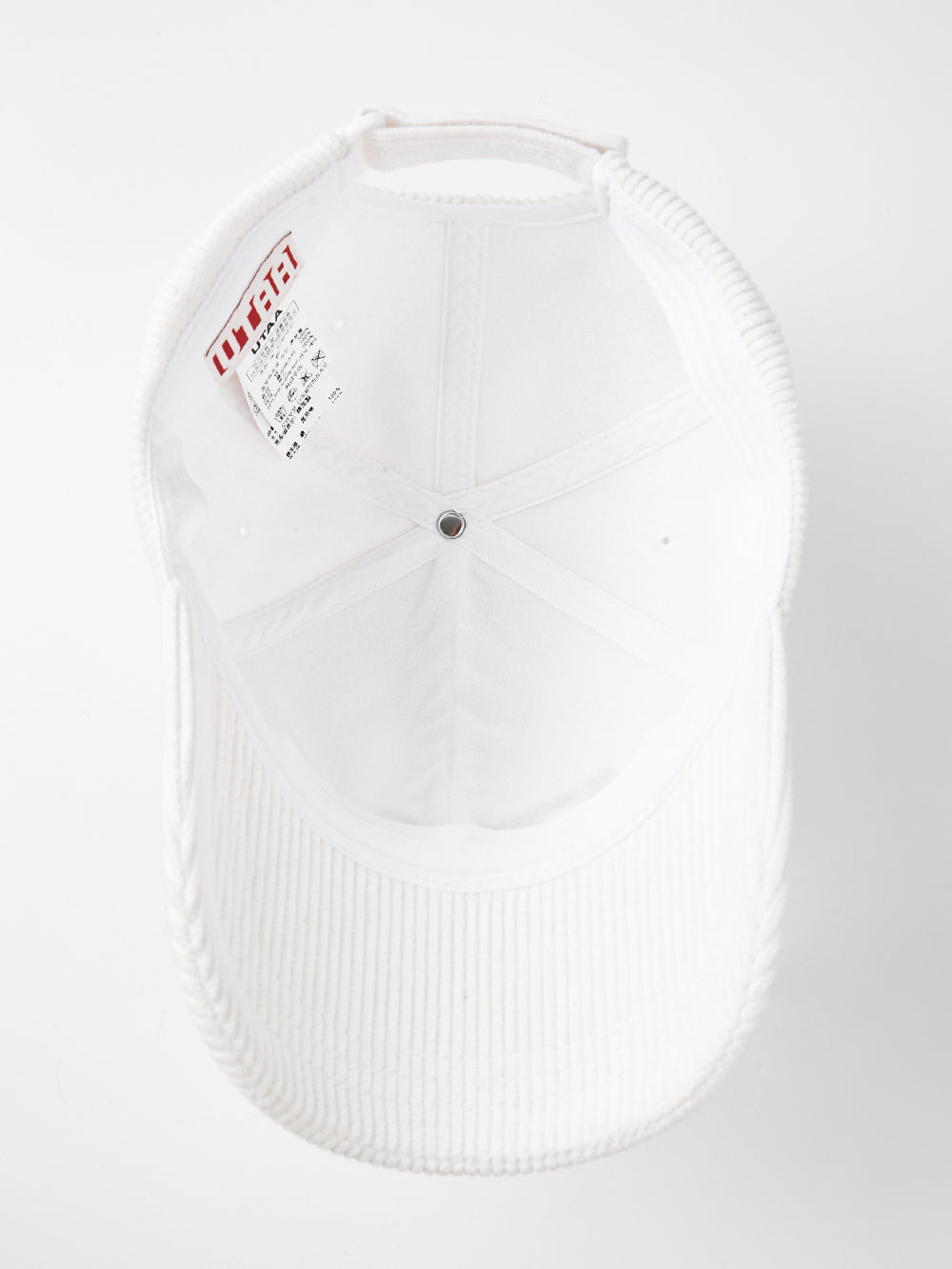 UTAA MellowCorduroyファーBallキャップ ホワイト : Women's