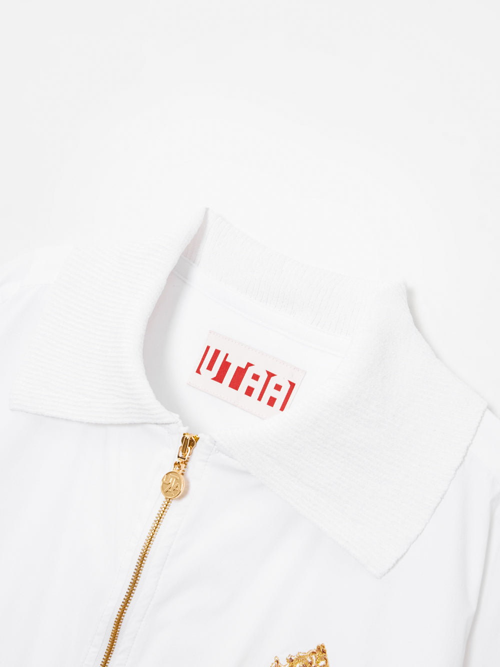 UTAA クラウンパンサーKingdomハーフZip-upジャンパー ホワイト : Women's