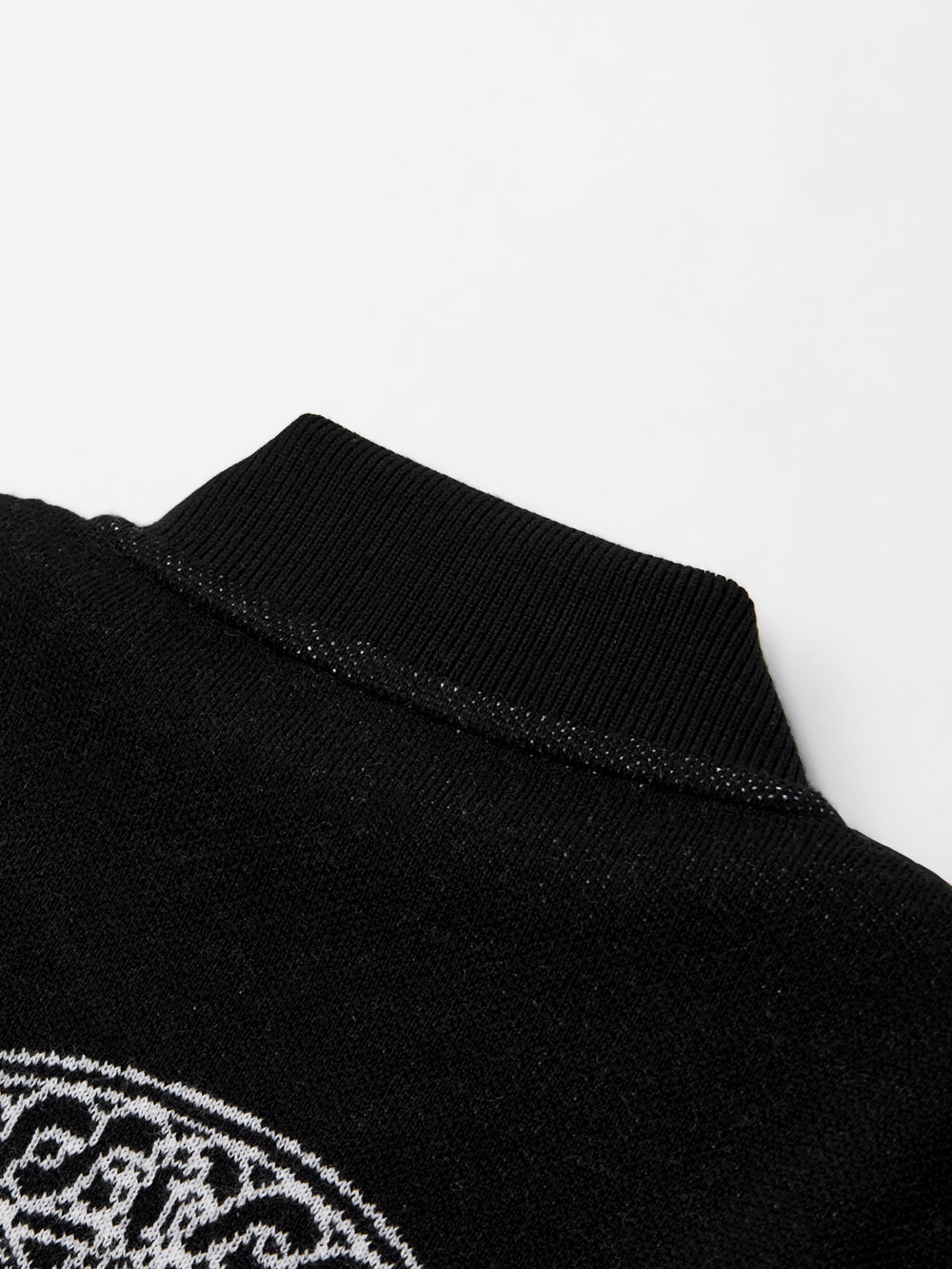UTAA キルティングStitchニットミックスパディングジャンパー ブラック : Women's