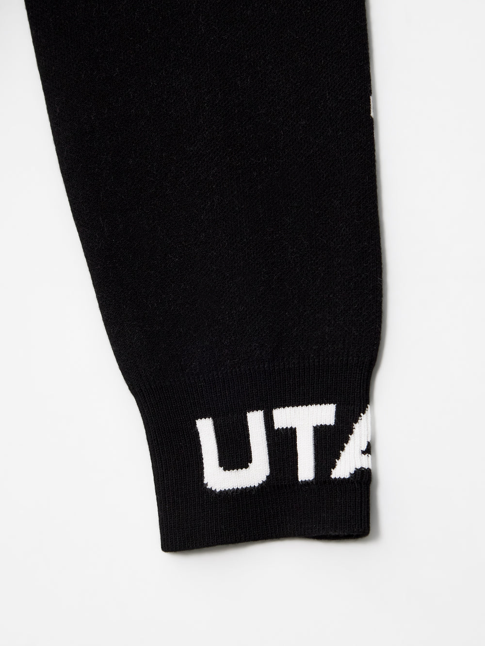 UTAA リングパンサーカラースタンプハーフZip-upニット : men's
