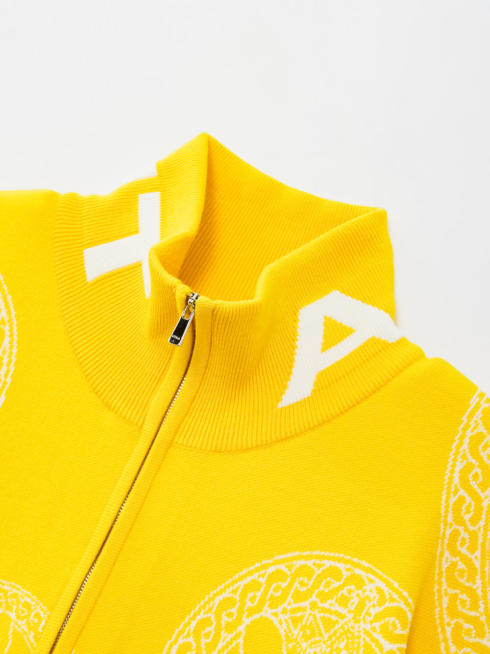 UTAA リングパンサーカラースタンプハーフZip-upニット : men's