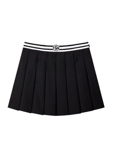UTAA Stanfordクラシックシンボルプリーツスカート ブラック : Women's
