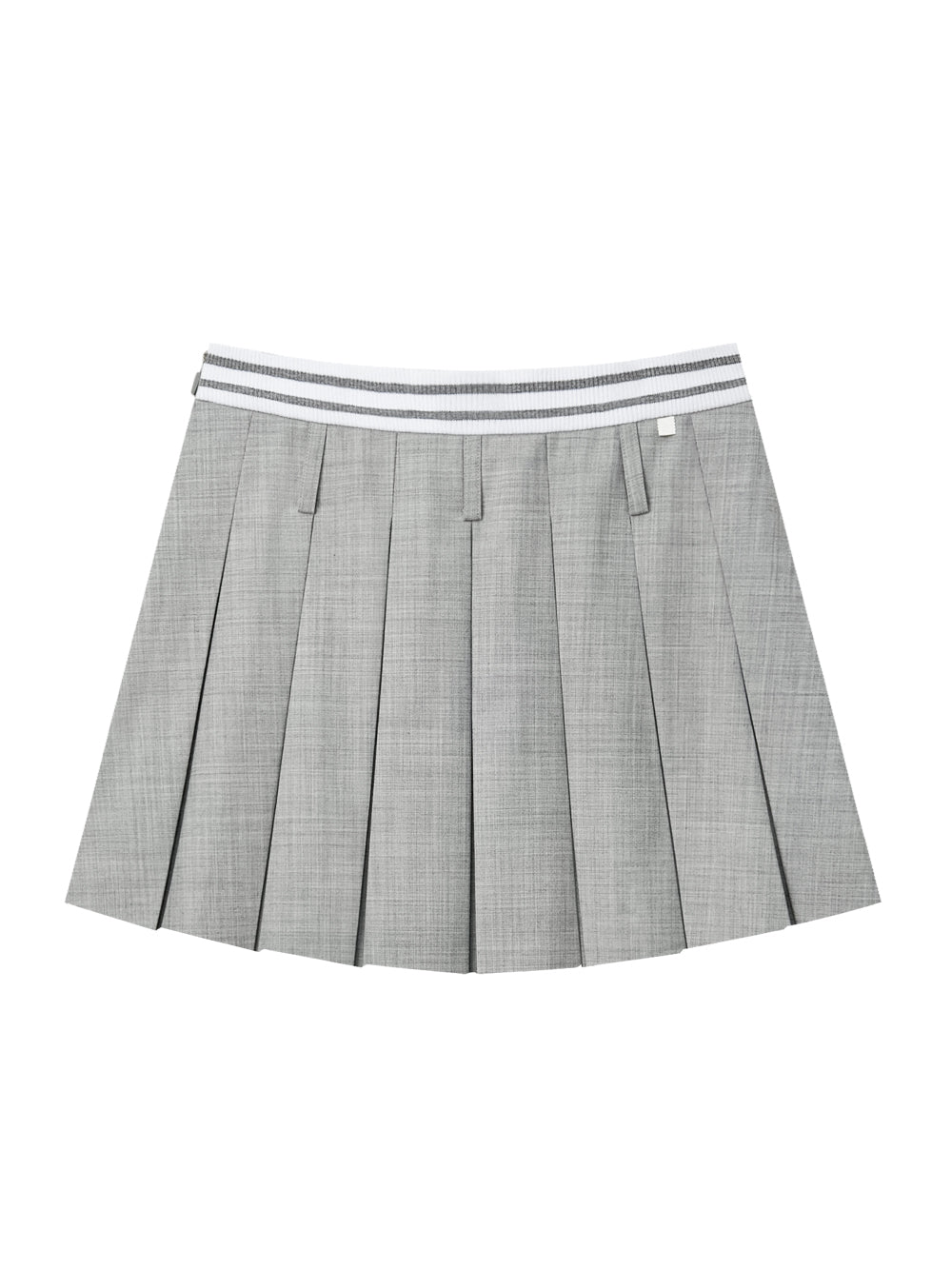 UTAA Stanfordクラシックシンボルプリーツスカート メランジグレー : Women's