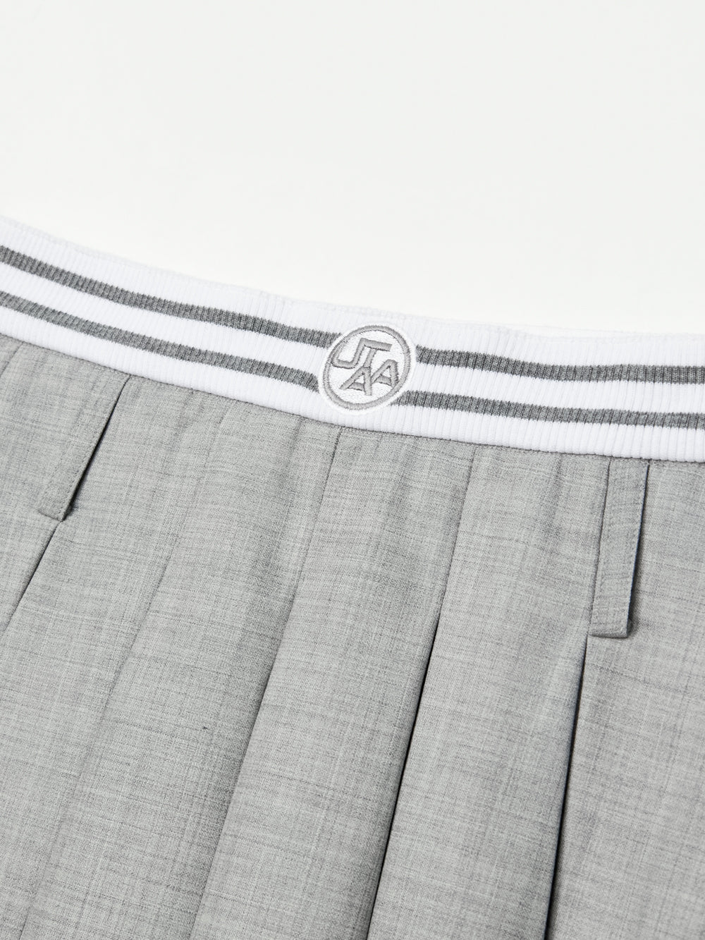 UTAA Stanfordクラシックシンボルプリーツスカート メランジグレー : Women's