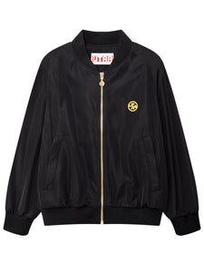 UTAA ゴールデンMarkアイコニックウィンドブレーカージャンパー ブラック : Men's