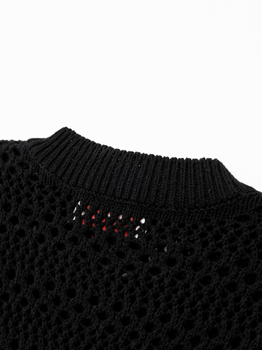 UTAA クロシェパンチングMotifニットカーディガン ブラック : Women's