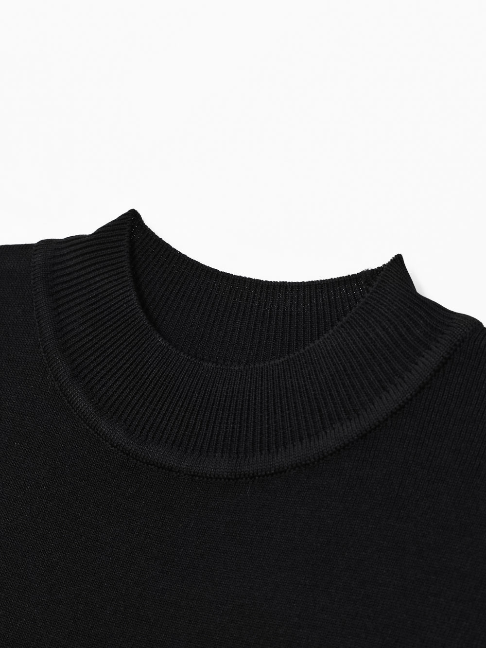 UTAA カラーピステスリーブレスニット ブラック : Women's