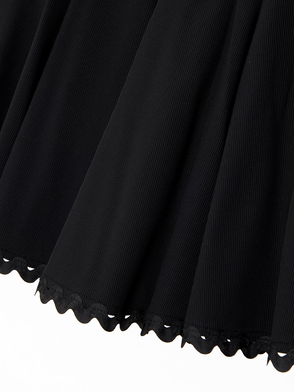 UTAA RibbleレースSheerフレアスカート ブラック : Women's