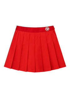 UTAA チャンピオンプリーツスカート レッド : Women's
