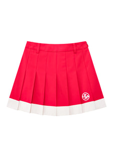 UTAA カラーPisteプリーツスカート ピンク : Women's