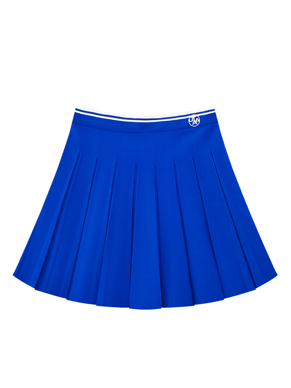 UTAA Aquaticラインニットプリーツスカート ブルー : Women's