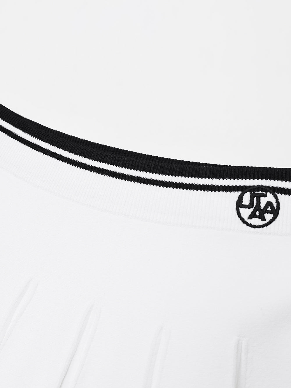 UTAA Aquaticラインニットプリーツスカート ホワイト : Women's