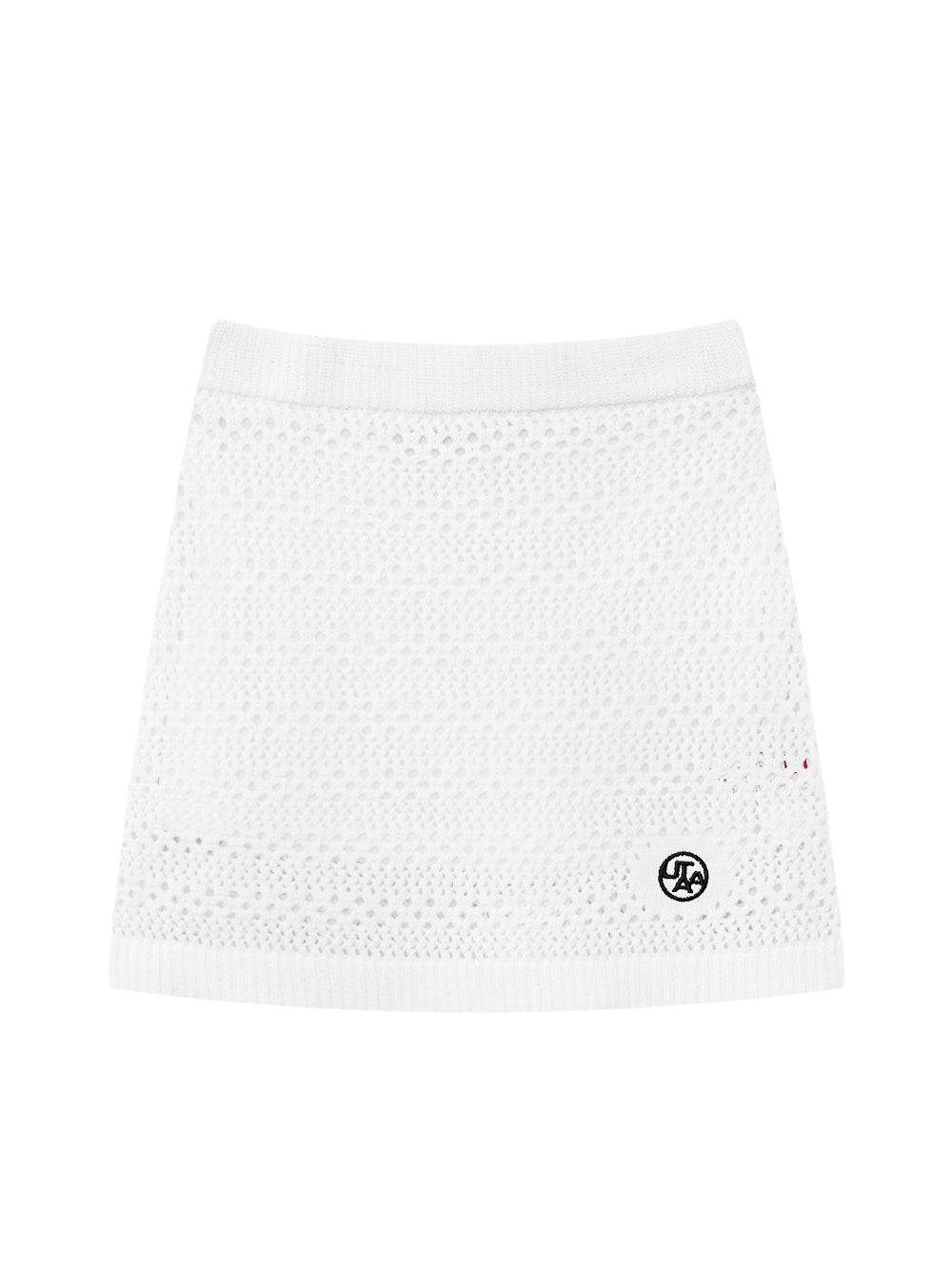 UTAA クロシェパンチングMotifニットH-Lineスカート : Women's