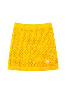 UTAA クロシェパンチングMotifニットH-Lineスカート : Women's