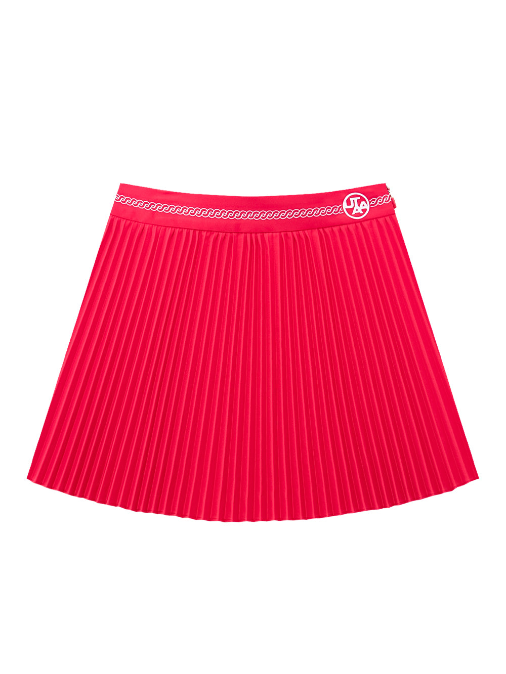 UTAA プルームカラーScudoラインプリーツスカート ピンク : Women's