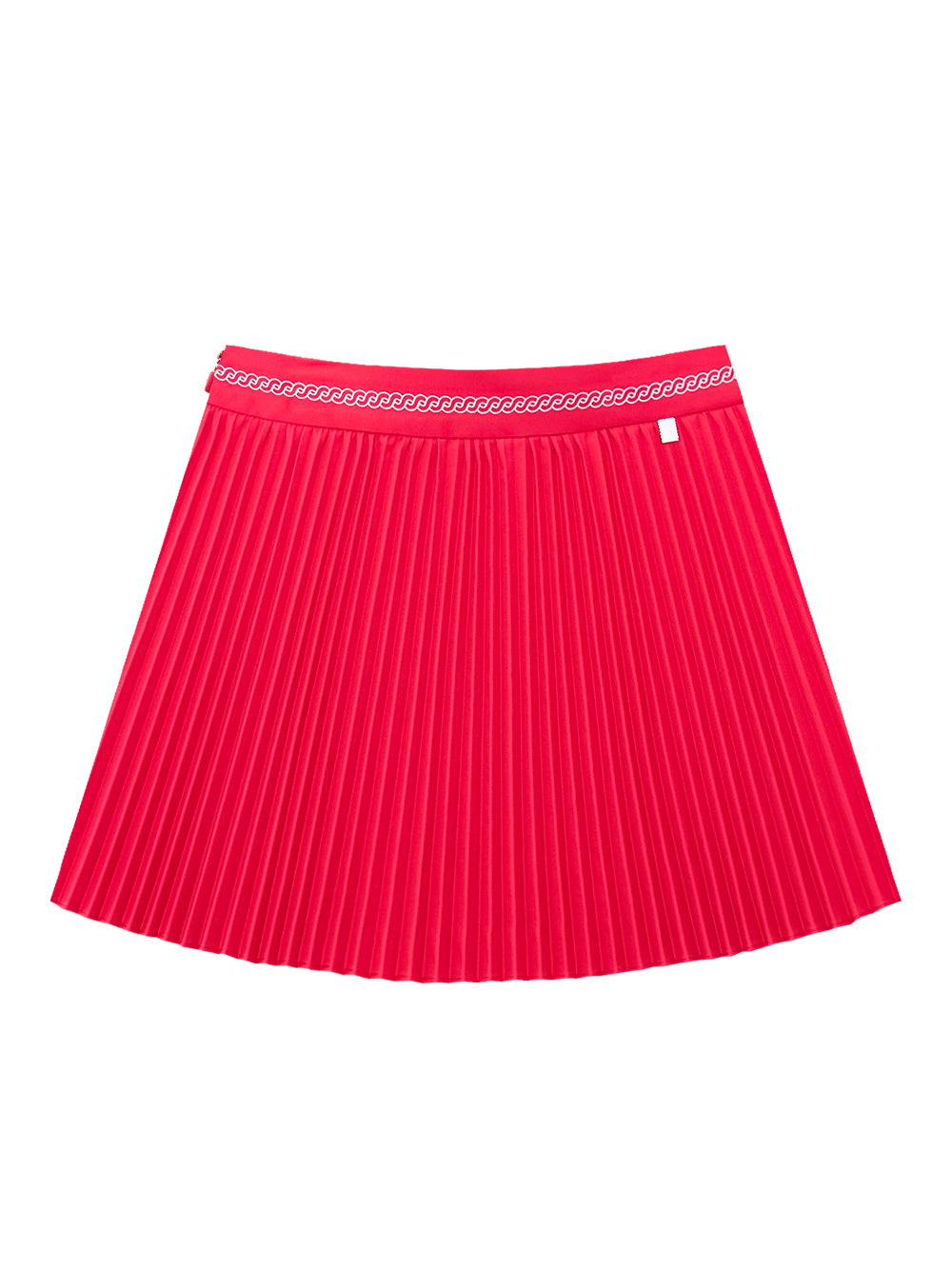 UTAA プルームカラーScudoラインプリーツスカート ピンク : Women's