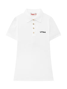 UTAA ゴールドDialLetteringPKTシャツ : Women's