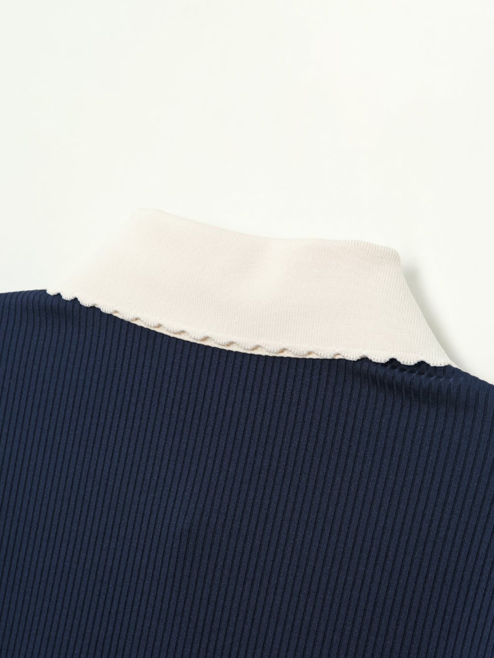 UTAA KashaカラーDropレースPKシャツ ネイビー : Women's