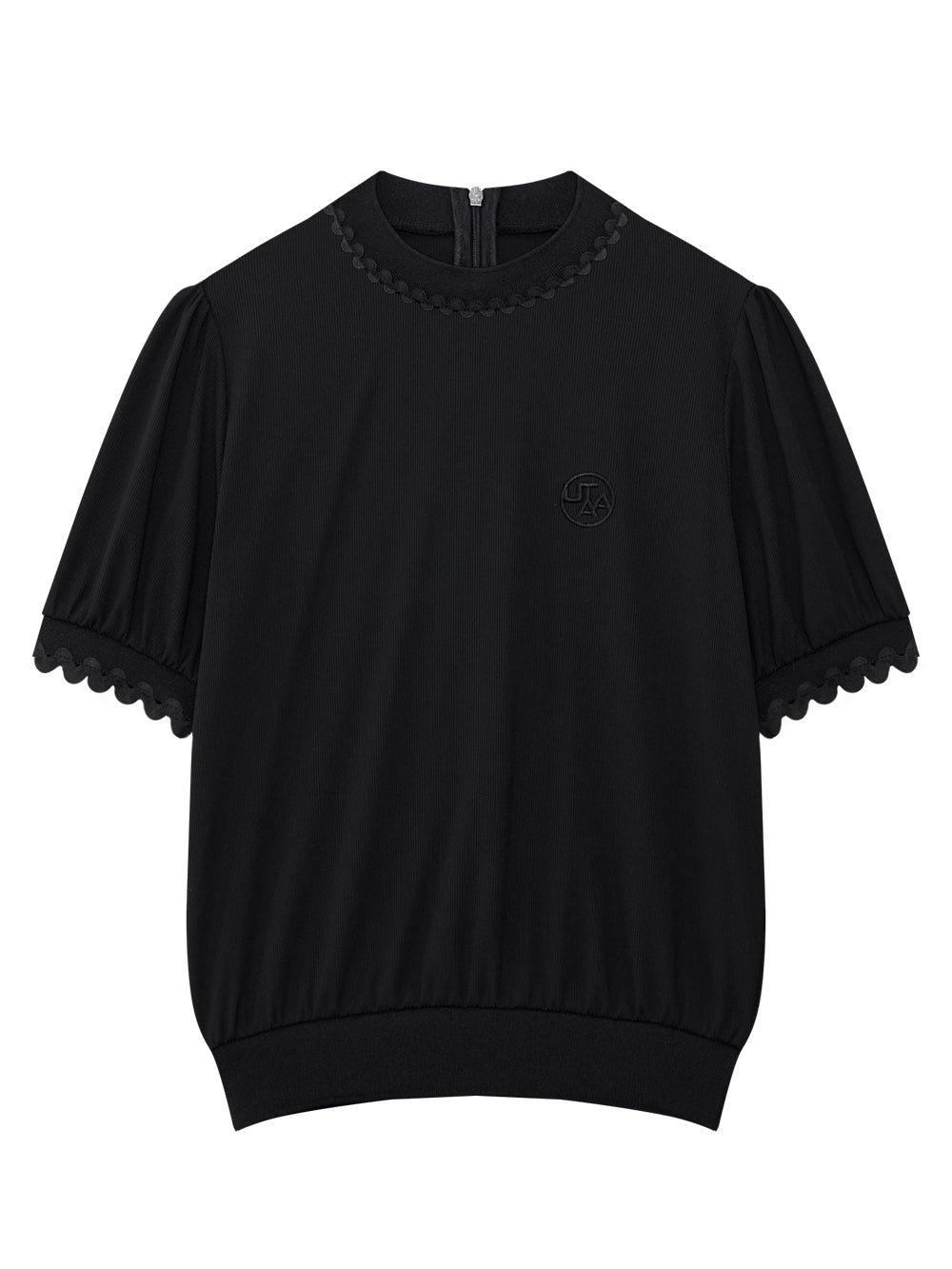 UTAA RibbleレースSheerタートルネックティー : Women's