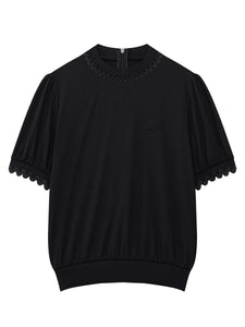 UTAA RibbleレースSheerタートルネックティー : Women's