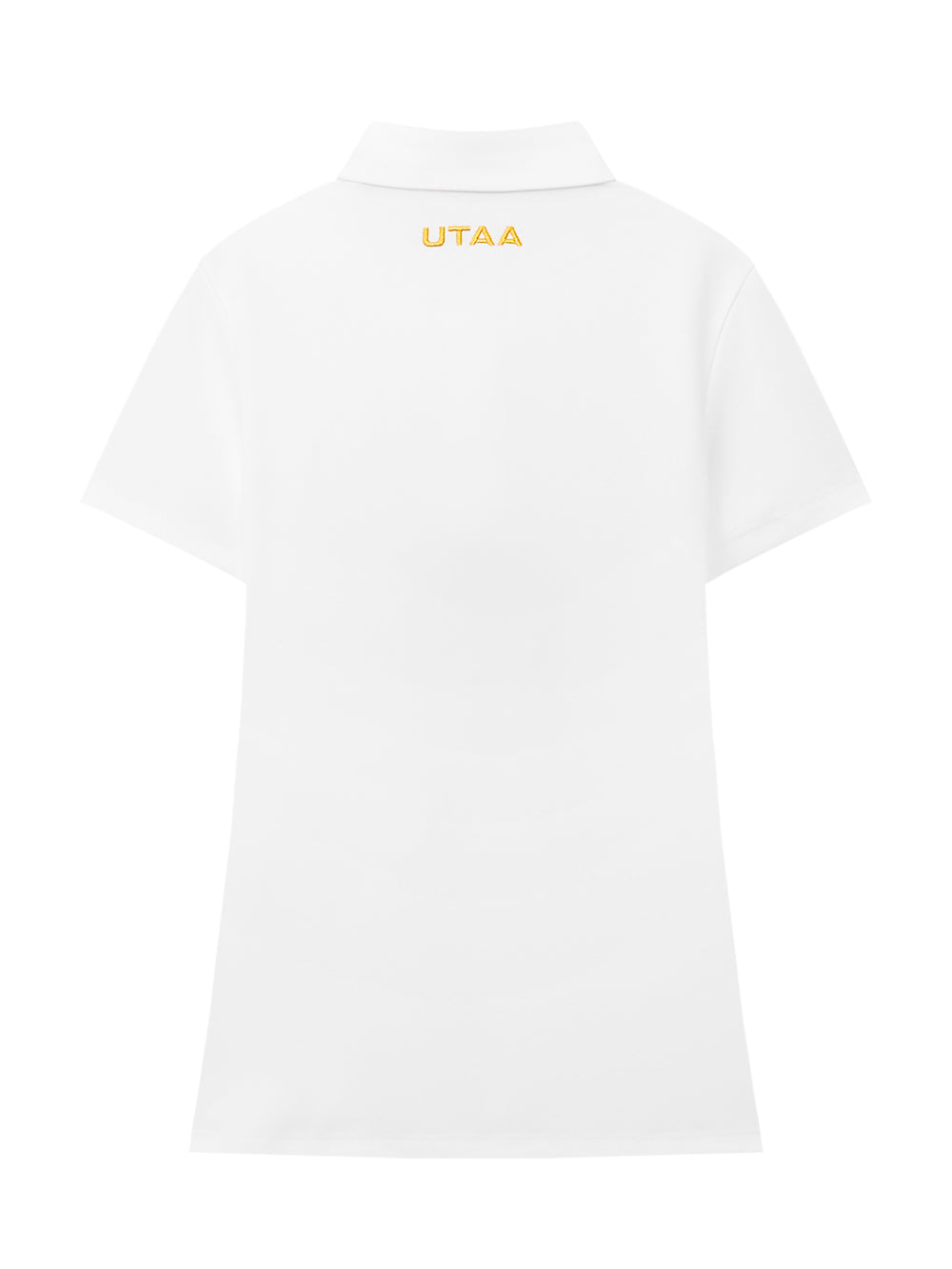 UTAA ゴールドTopazシンボルPKTシャツ ホワイト : Women's