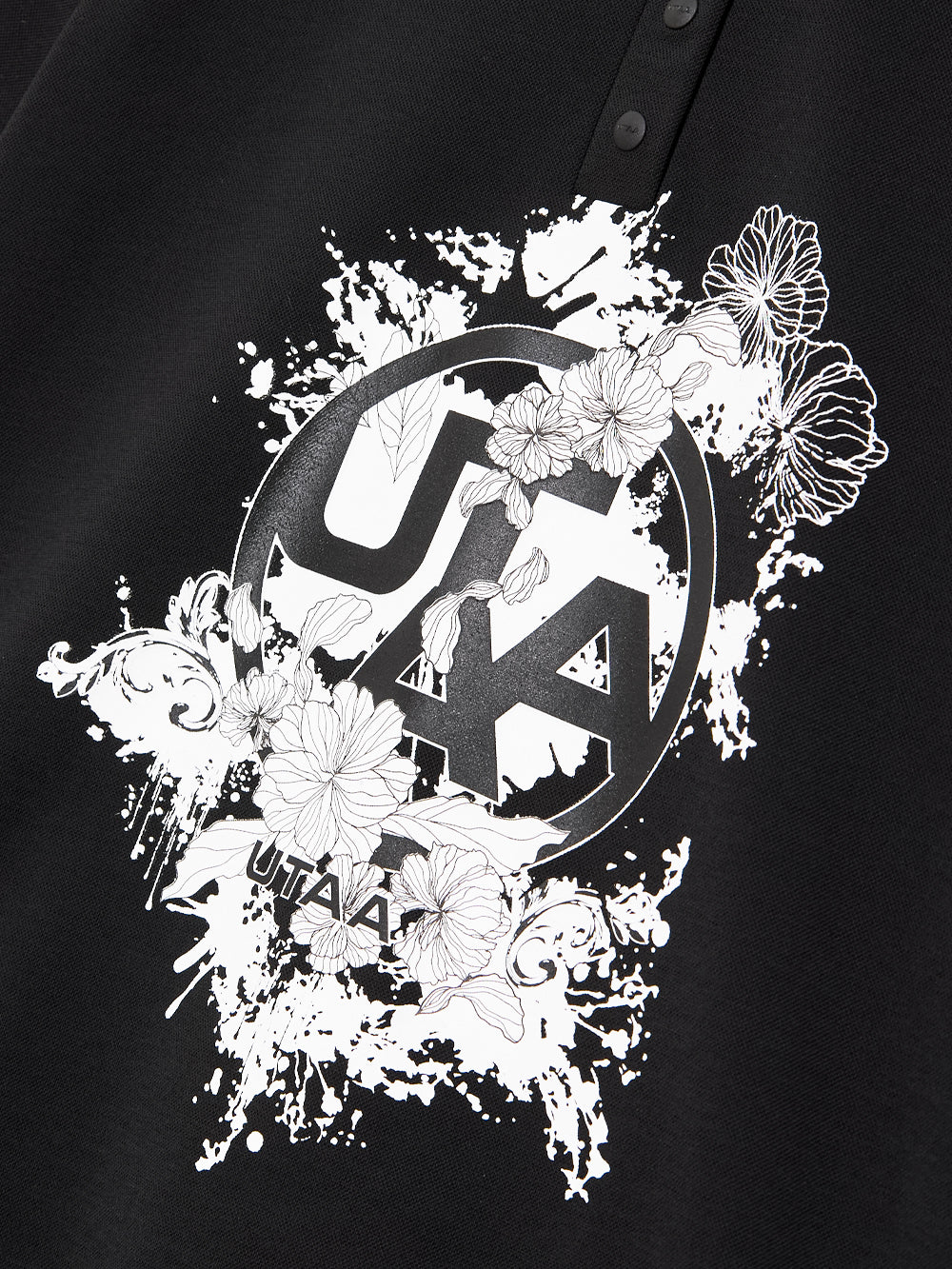 UTAA PanoramaモノGraphicPKTシャツ ブラック : Women's