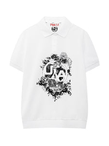 UTAA PanoramaモノGraphicPKTシャツ ホワイト : Women's