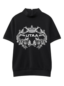 UTAA ChapletGraphicタートルネックティー ブラック : Women's
