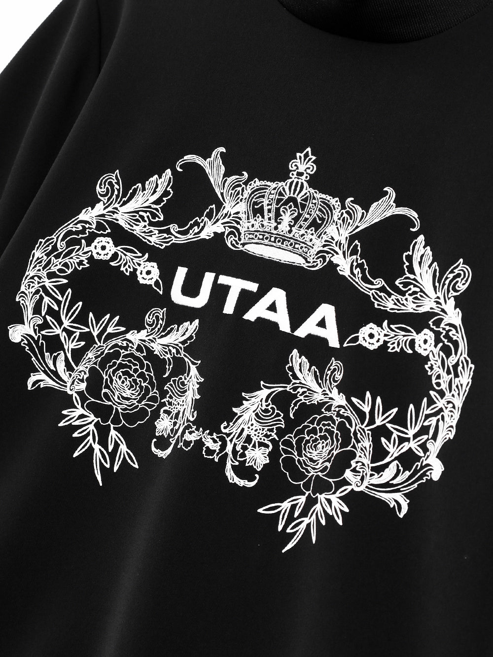 ユタ チャプレット グラフィック タートルネック T シャツ：女性用