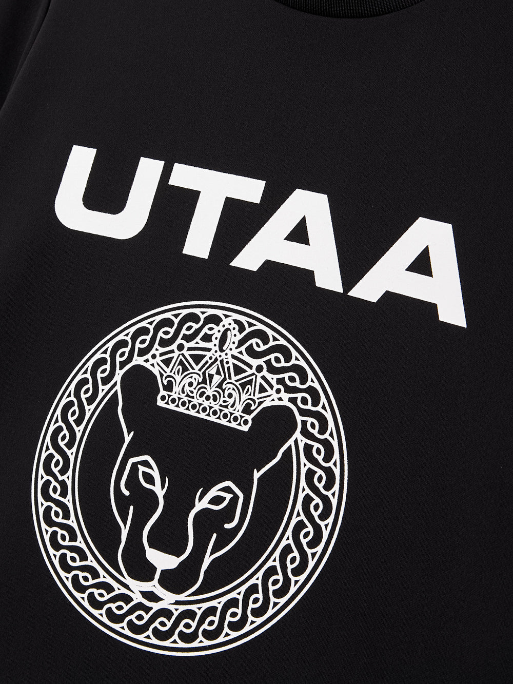UTAA ハーフMoonリングパンサータートルネックティー ブラック : Women's