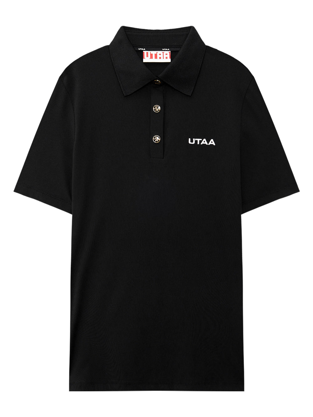 UTAA ゴールドDialLetteringPKTシャツ : men's