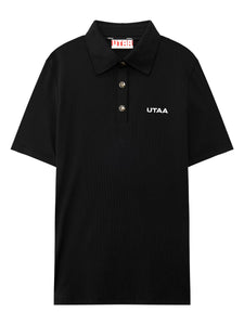 UTAA ゴールドDialLetteringPKTシャツ : men's