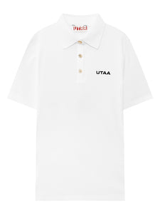 UTAA ゴールドDialLetteringPKTシャツ : men's