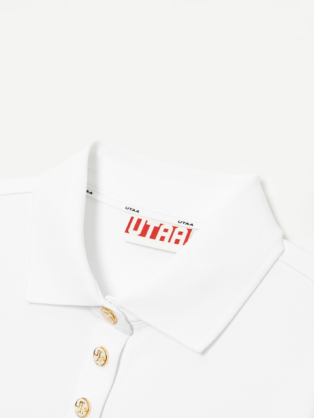 UTAA ゴールドDialLetteringPKTシャツ : men's