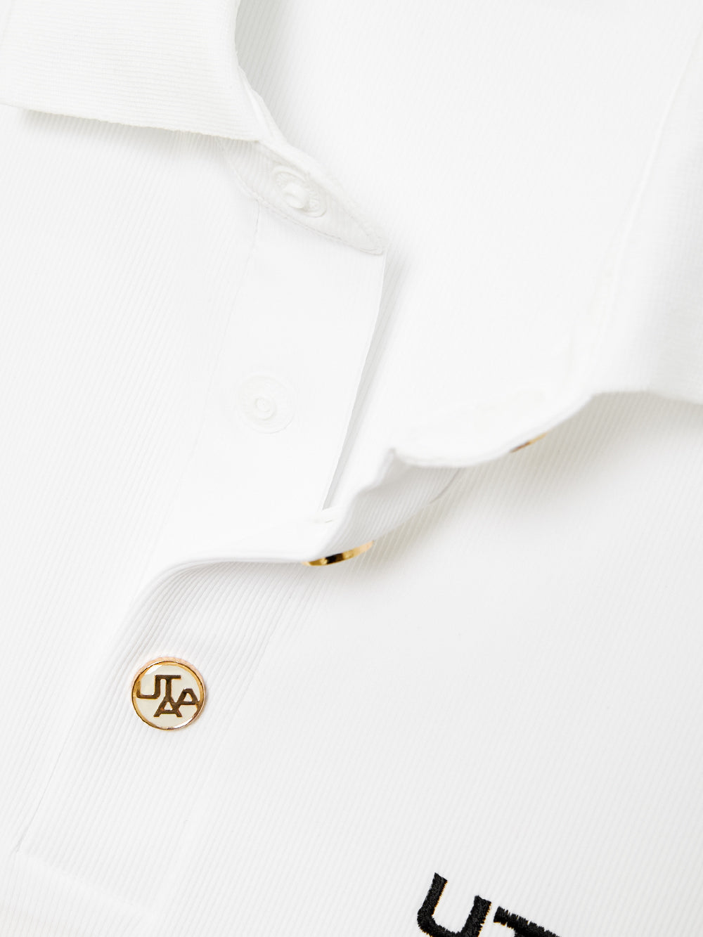 UTAA ゴールドDialLetteringPKTシャツ : men's