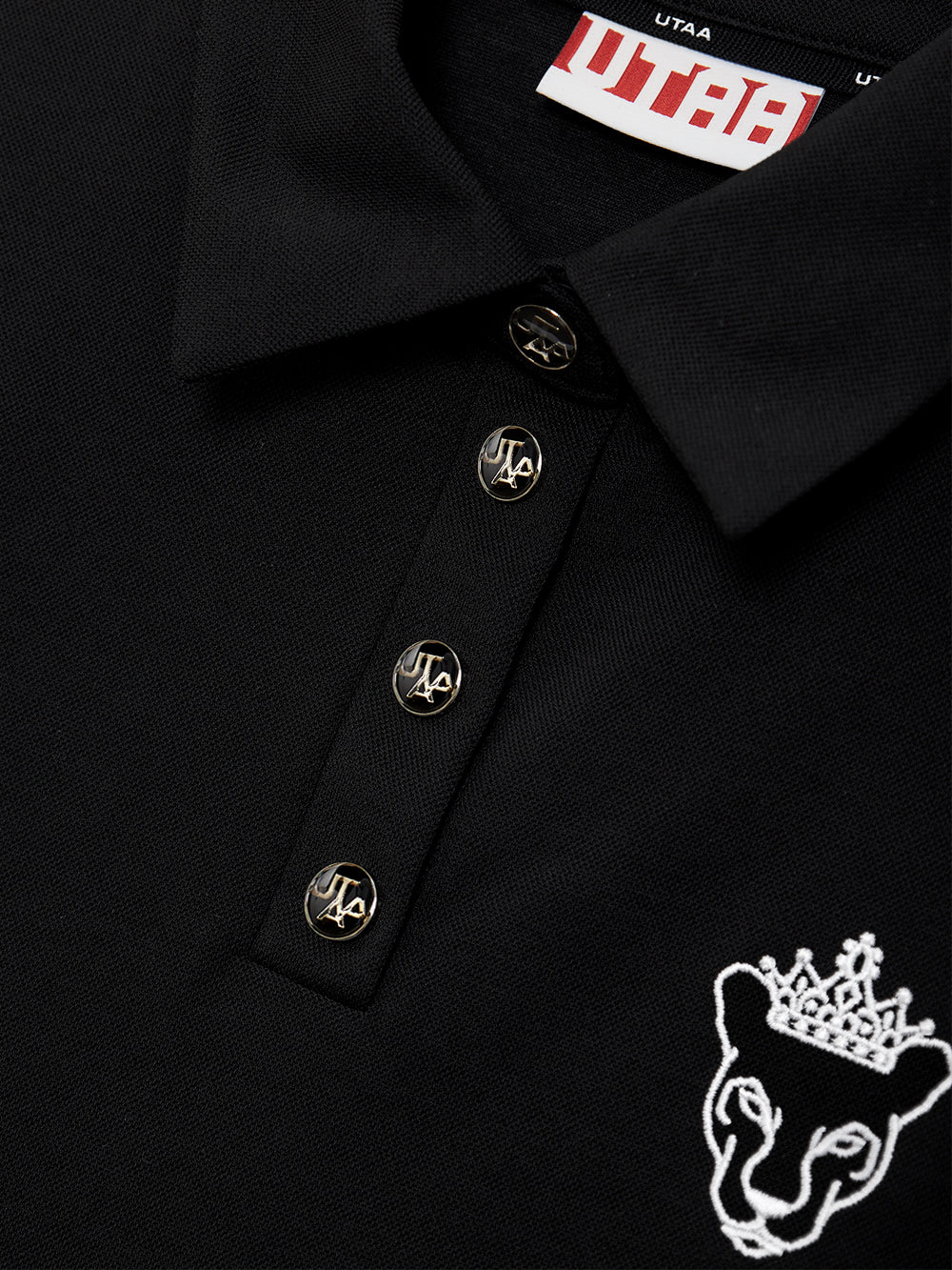 UTAA シルバーSealingミニパンサーPKTシャツ : men's