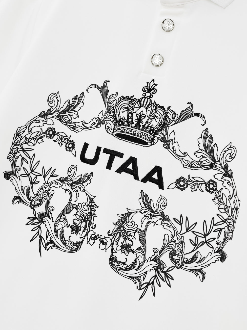 UTAA ChapletGraphicPKTシャツ ホワイト : Men's