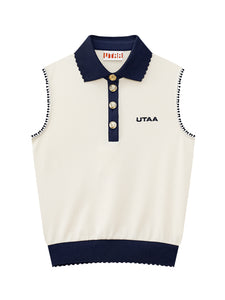 UTAA KashaカラーDropレースPKスリーブレス : Women's
