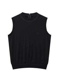 UTAA RibbleレースSheerスリーブレス ブラック : Women's