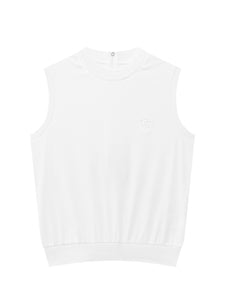 UTAA RibbleレースSheerスリーブレス ホワイト : Women's
