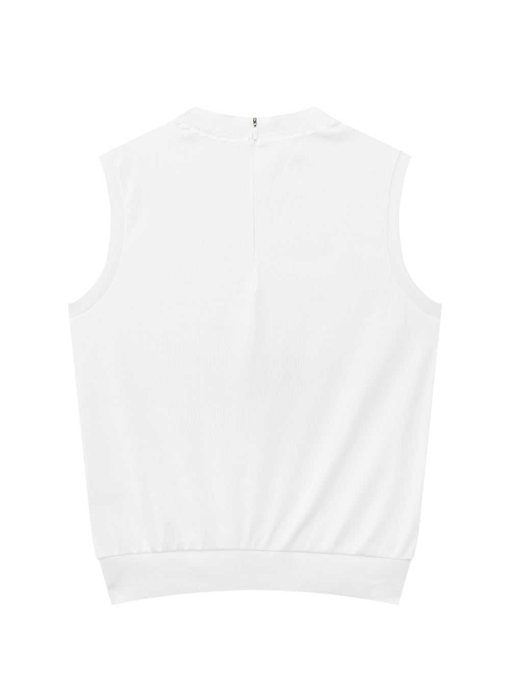 UTAA RibbleレースSheerスリーブレス ホワイト : Women's
