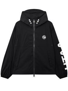 UTAA スローガンモノラインウィンドブレーカージャンパー ブラック : Men's