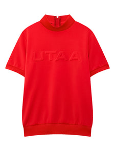 UTAA ロゴEmbossingNeopreneタートルネックティー レッド : Women's